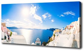 Feszített vászonkép Santorini, görögország oc-134209719