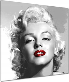 Vászonkép 80x80 Monroe Vörös ajkak