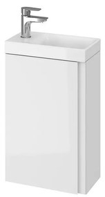 Cersanit S801-218-DSM - Fürdőszobai szekrény mosdóval MODUO SLIM 40 cm fényes fehér S801-218-DSM