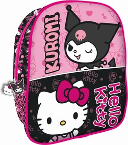 Hello Kitty & Kuromi hátizsák, táska 26 cm