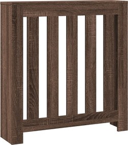 vidaXL barna tölgyszínű szerelt fa radiátorburkolat 78 x 20 x 82 cm