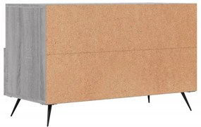 szürke sonoma színű szerelt fa TV-szekrény 80x36x50 cm