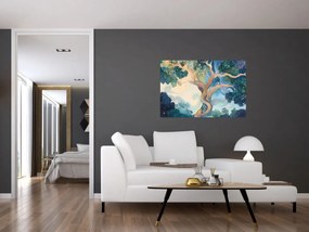 Kép – Kozmikus fa (90x60 cm)