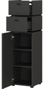 Antracitszürke magas fürdőszoba szekrény 34x117 cm Modesto – Germania