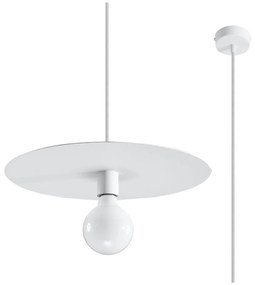 Fehér függőlámpa ø 40 cm Livago – Nice Lamps