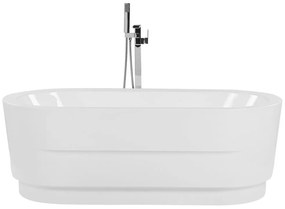 Fehér szabadon álló fürdőkád 170 x 80 cm EMPRESA  Beliani