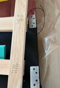 AKCIÓ Kárpitozott ágy COMFINO VELVET pótággyal 120x200 cm rózsaszín II. osztály