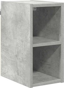 vidaXL Függő szekrény tárolóval Beton Szürke 20 x 29,5 x 40 cm Faanyag