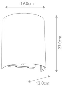 Elstead DL-COOPER-S-IV-AB - COOPER fali lámpa 1xE27/60W/230V arany