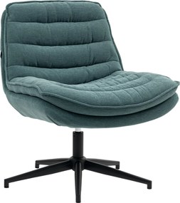 HOMCOM Irodai Szék Karfa Nélkül Széles Üléssel, Magasságban Állítható Ülésű Szék, Két Rétegű Habos Puhasággal, Forgó Szék, Vászon Hatású Kivitel, Otth