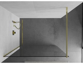 Mexen Kioto zuhanyparaván WALK-IN 8mm, 70x200 cm, átlátszó üveg / arany profil, 800-070-101-50-00