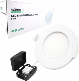 Mennyezeti Lámpa Fürdőszoba Spotlámpa Süllyesztett Halogén Lámpatest Fehér Led