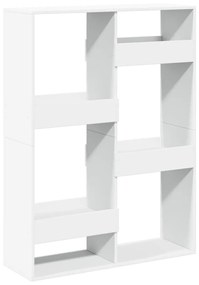 fehér szerelt fa térelválasztó 100 x 33 x 135 cm