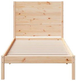 tömör fa extra hosszú ágykeret matrac nélkül 90 x 210 cm