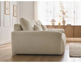 Bézs zsenília kanapé 264 cm Ivane – Bobochic Paris
