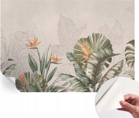 Öntapadós Dekoratív Fotótapéta Hálószobába Trópusi virágok 152x104