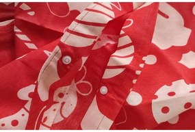 Pamut ágyneműhuzat GIFTY piros Ágyneműhuzat mérete: 70 x 90 cm | 140 x 200 cm