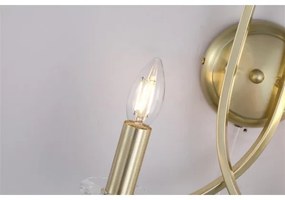 Searchlight 4162-2SB - ASCONA fali lámpa 2xE14/60W/230V