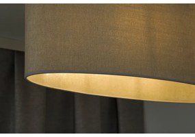 Duolla - Felületre szerelhető csillár OVAL 1xE27/15W/230V szürke