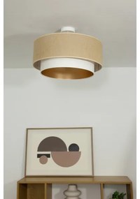 SARTA felületre szerelhető csillár 1xE27/60W/230V fehér/juta