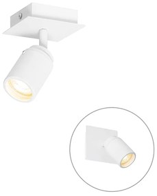 Modern fürdőszoba spotlámpa fehér négyzet alakú IP44 - Ducha