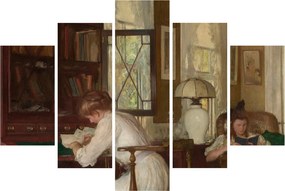 Kép - Edmund Tarbell, Josephine and Mercie, reprodukciók (150x105 cm)