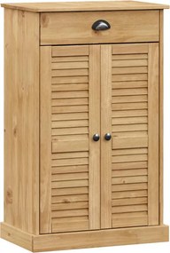 vidaXL VIGO tömör fenyőfa cipőszekrény 60x35x96 cm