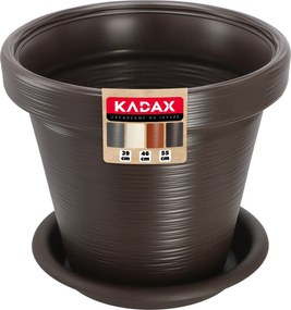 Virágtartó Kaspó 39cm Fedő Mokka Növények Állvány