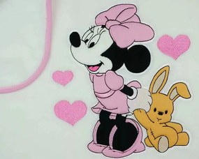 Disney Minnie plüss babatakaró fehér 70x90cm