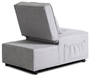 Ágyazható Fotel Szürke Színben. IBERIS 80 cm