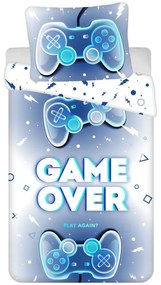 Gamer Game Over ágyneműhuzat 140×200cm, 70×90 cm