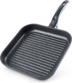 Grill Serpenyő Gránit Szögletes Indukciós Gáz Bevonat 26CM