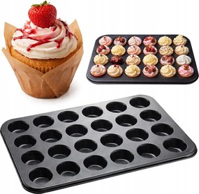 Muffin Sütőforma Tepsi 38 x 26 cm fészek Ø 4,5 cm