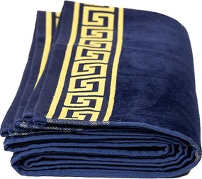POSEIDON Strandtörölköző sötétkék 165x90cm