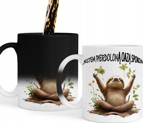 Bögre Mágikus Meditáló Lajhár Bögre Ajándék Szöveg