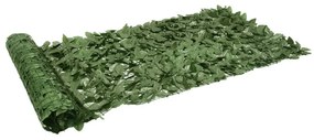 sötétzöld leveles erkélyparaván 200 x 100 cm