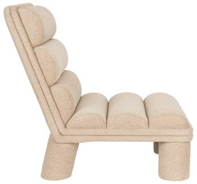 Bézs buklé fotel Fern – Dutchbone