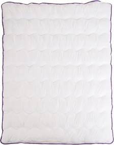 Textilomanie Egész évben használható steppelt paplan Bella Lavender 140x200 cm, fehér