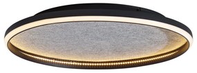 Design mennyezeti lámpa fekete filccel, LED-del, 3 fokozatban szabályozható - Xavi Felt