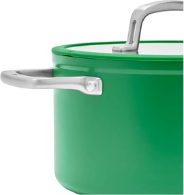 Indukciós tűzhelyhez alkalmas edény fedővel-kerámia felülettel 5,5 l Meda 3.0 – FABINI