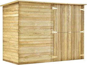 vidaXL impregnált fenyőfa kerti fészerház 232 x 110 x 170 cm