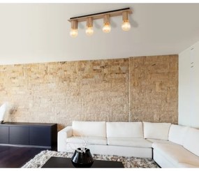 Globo 15655-4D - Mennyezeti lámpa ERNA 4xE27/60W/230V