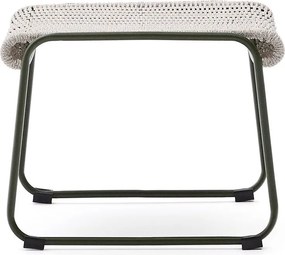 Szürkészöld kerti puff Maurina – Kave Home