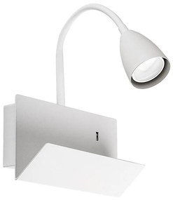 Rabalux 71090 - Fali lámpa polccal TACITO 1xGU10/25W/230V fehér 71090