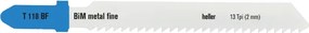 Fém szúrófűrészlap T118BF BiM Heller 240093 13TPI 1 db