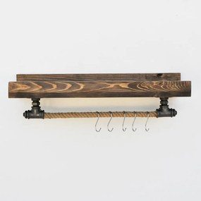 Fém fali polc, 60 cm