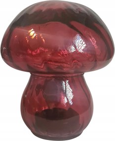 Gomba Lámpa Üveg Dekoráció Őszi Üveg Gomba Led Fénnyel 2XAAA