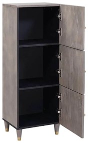 Magasfiú Szürke és Arany 40 x 33.5 x 110 cm Tömör mangófa