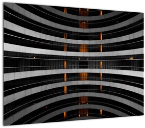 Absztrakt kép - épület (70x50 cm)
