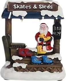 LED-es karácsonyi figura eladó stand